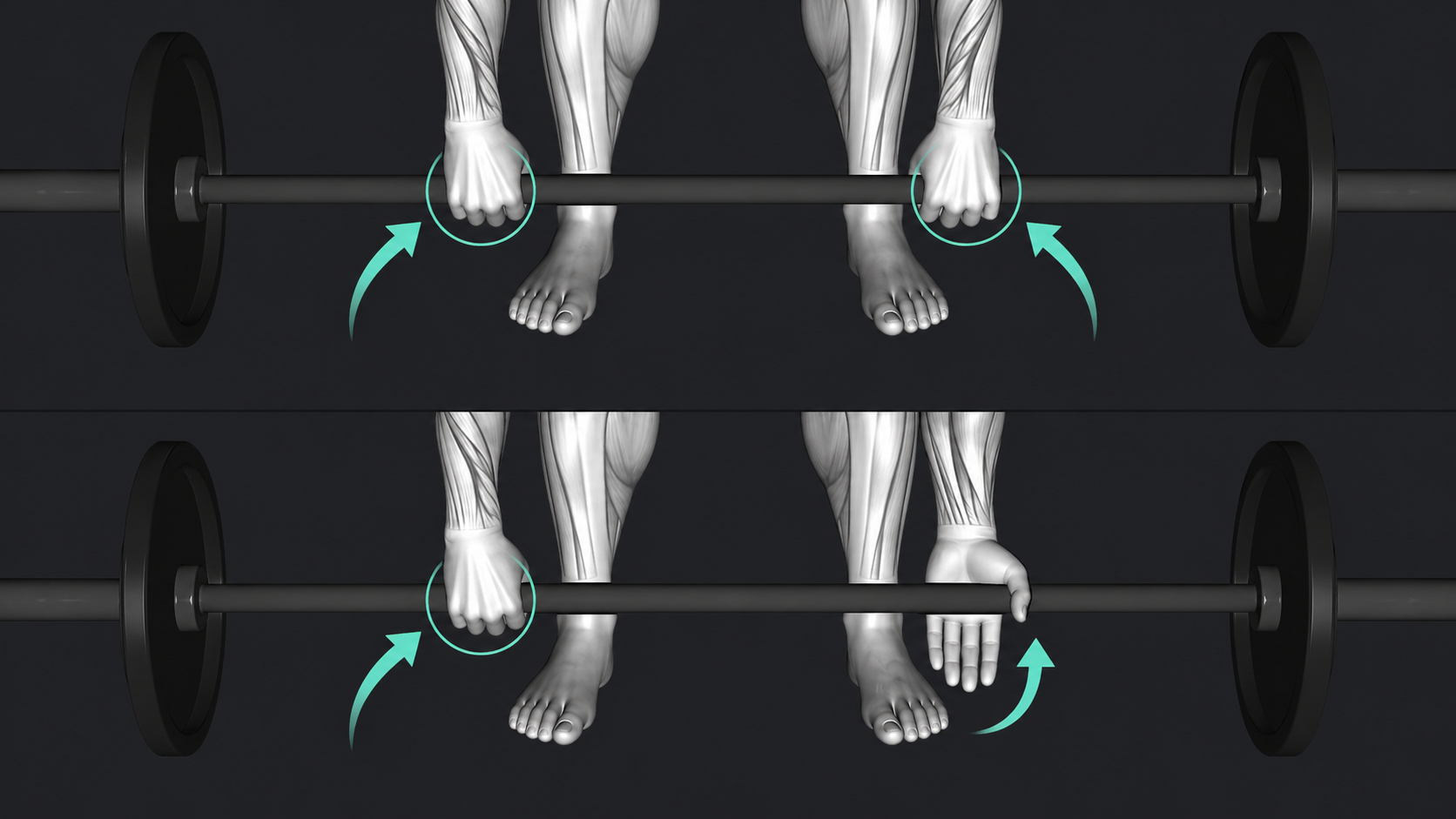 Deadlift — Grip type
