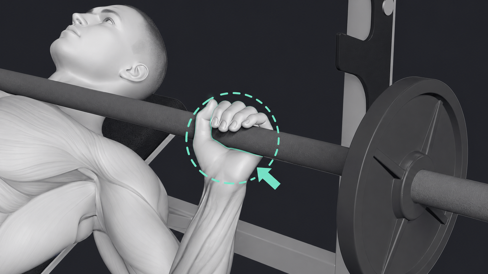 Incline Bench Press — Grip type